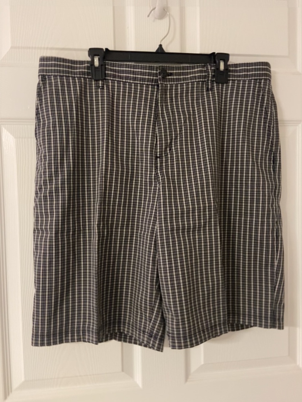 T41- ADIDAS MicroPlaid Bermuda Golf Shorts